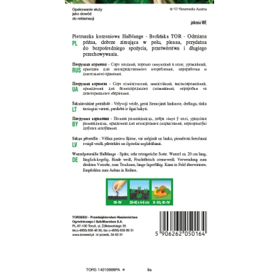 PIETRUSZKA korzeniowa Halblange Berlińska Nasiona